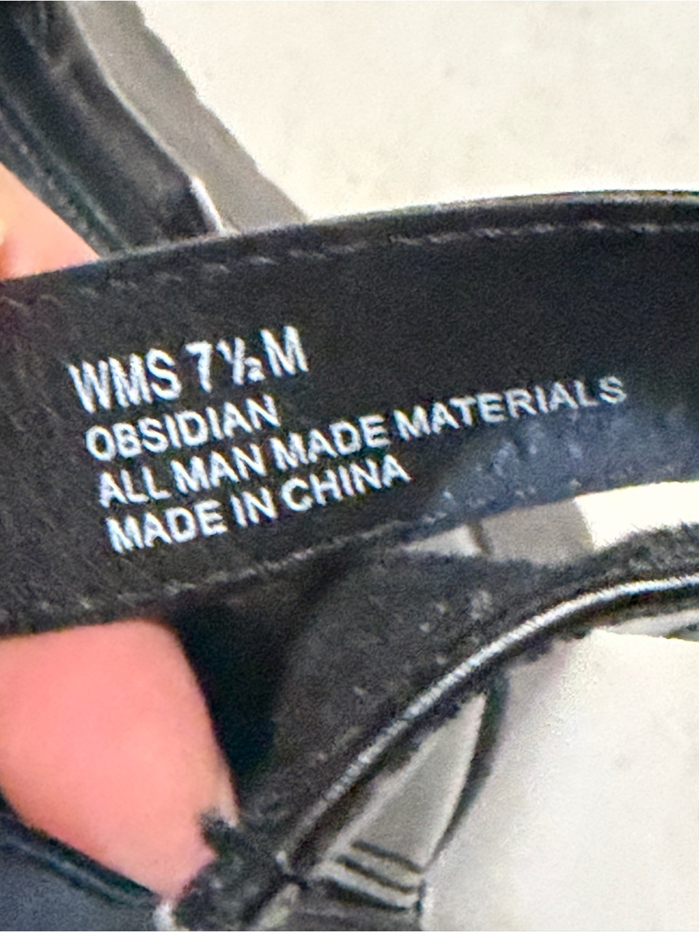 Report Black Platform Wedge Sandals with Ankle Strap - Picture 4 of 4